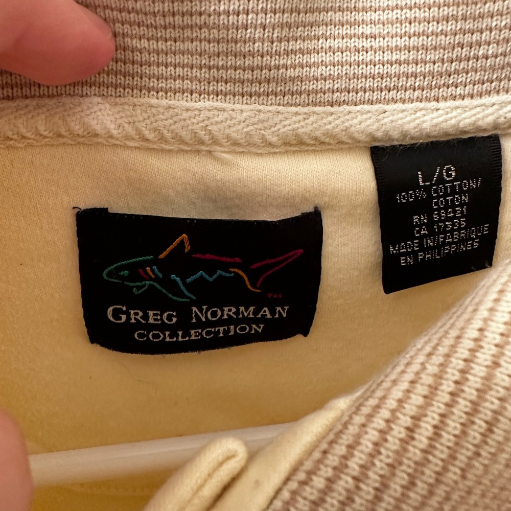 Vintage Greg Norman collared long sleeve polo - Picture 4 of 6